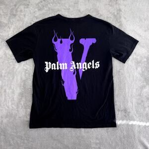 Vlone X Palm Angels Tshirt Men's M Made in USA Streetwear